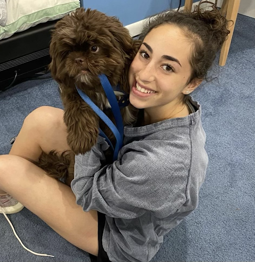 Kayla with Bennie at Hunter Thinking Dog Center, photo contributor Kayla Cohen
