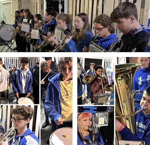 Hen Hud Pep Band Plays Music for a Cause