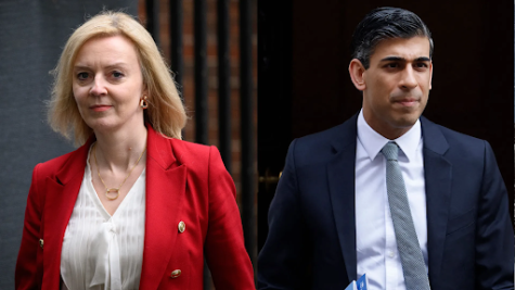 Liz Truss, left, resigns, leaving the spot open for Rishi Sunak, right, to become U.K’s new prime minister - Vogue