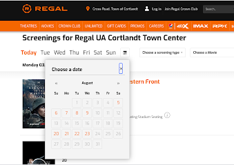 Cortlandt Regals website, which has had show times listed as far as August and September 2023